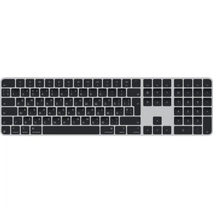 Клавіатура Apple Magic Keyboard with Touch ID Bluetooth/USB UA Black (MXK83UA/A) зображення 1
