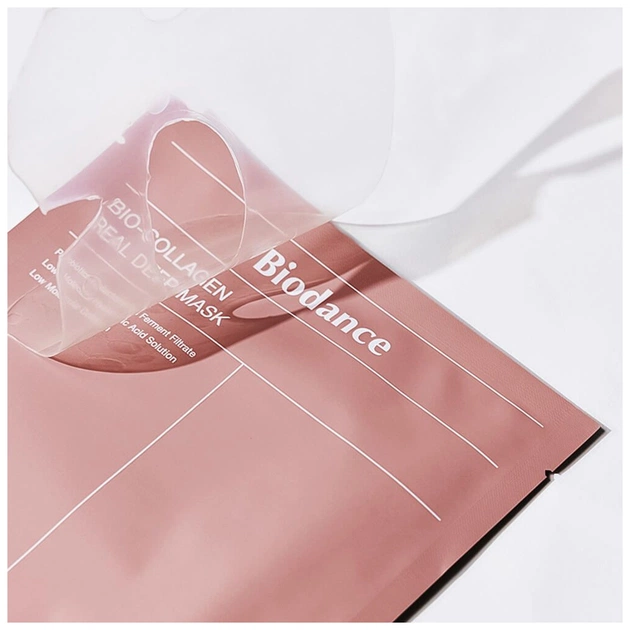 Маска для обличчя Biodance Bio Collagen Real Deep Mask Sheet 34 г (8809937360834) - picture 3