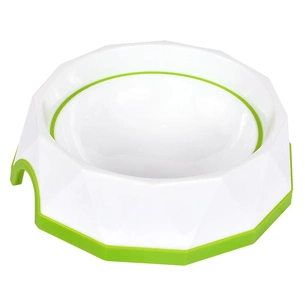 Посуд для собак AnimAll Миска діамант PS8007 500 мл (зелено-біла) (6914068020259) зображення 1