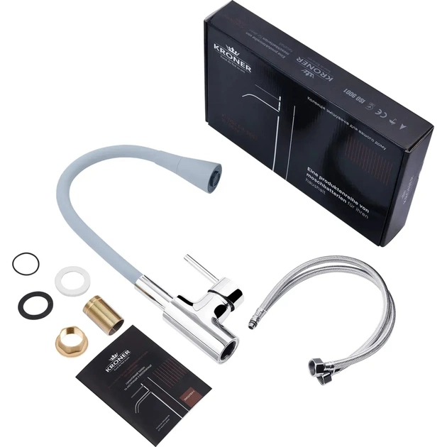 Змішувач Kroner Kuche-C031GRA (CV024336) - зображення 9