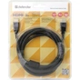 Кабель мультимедійний HDMI to HDMI 3.0m HDMI-10PRO v1.4 Defender (87434) - зменшене зображення 3