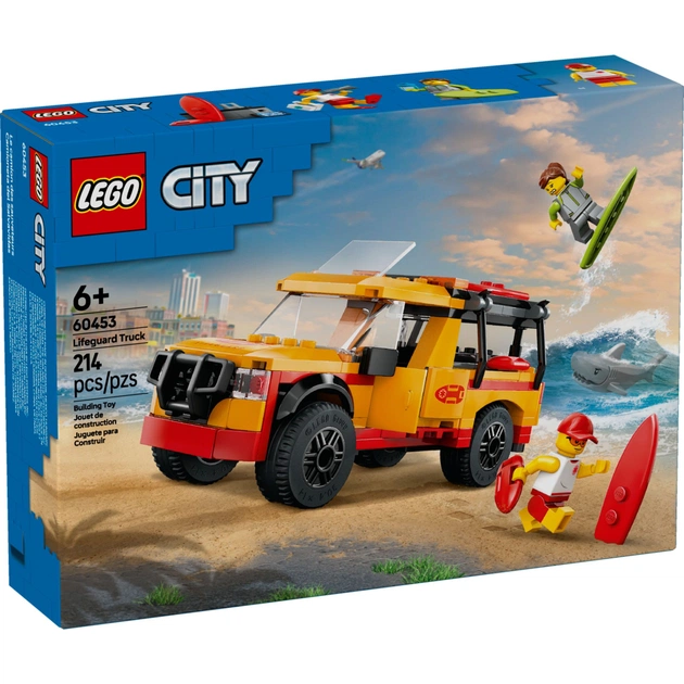 Конструктор LEGO City Пляжна рятувальна вантажівка (60453) - зображення 1