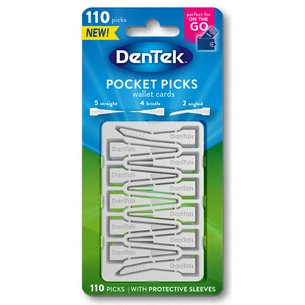 Зубочистки DenTek кишенькові 110 шт. (047701111888) изображение 1