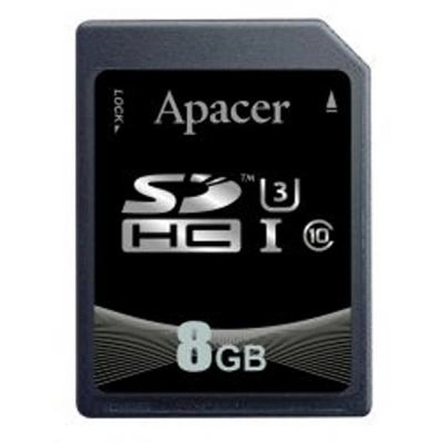 Карта пам'яті Apacer 8GB SDHC Class10 (AP-ISD008GIA-1HTM) - изображение 1