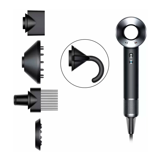 Фен Dyson HD07 Supersonic Black/Nickel (386816-01) - изображение 1