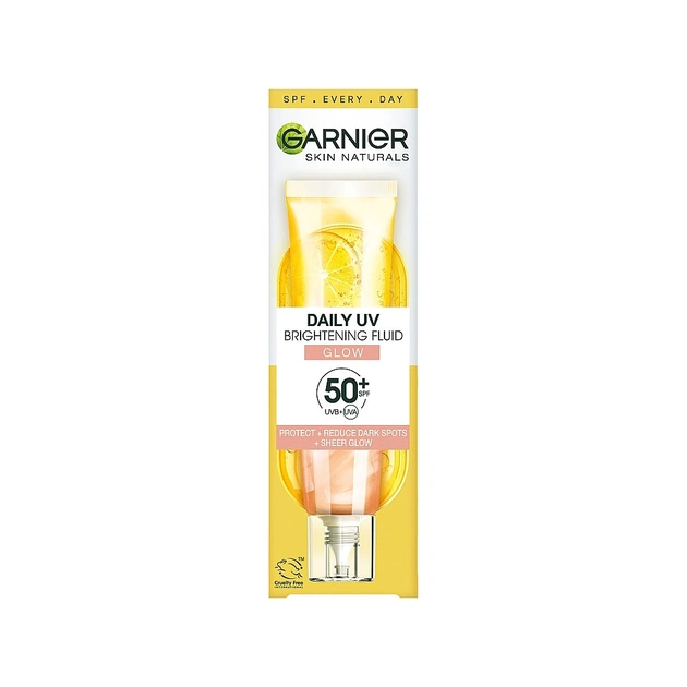 Засіб від засмаги Garnier Skin Naturals Сонцезахисний денний флюїд з Вітаміном С SPF50+ 40 мл (3600542573023) - picture 1