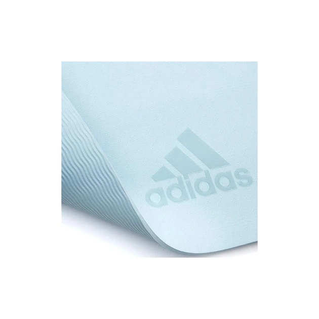 Килимок для йоги Adidas Premium Yoga Mat Уні 176 х 61 х 0,5 см Світло-блакитний (ADYG-10300BL) - зображення 3