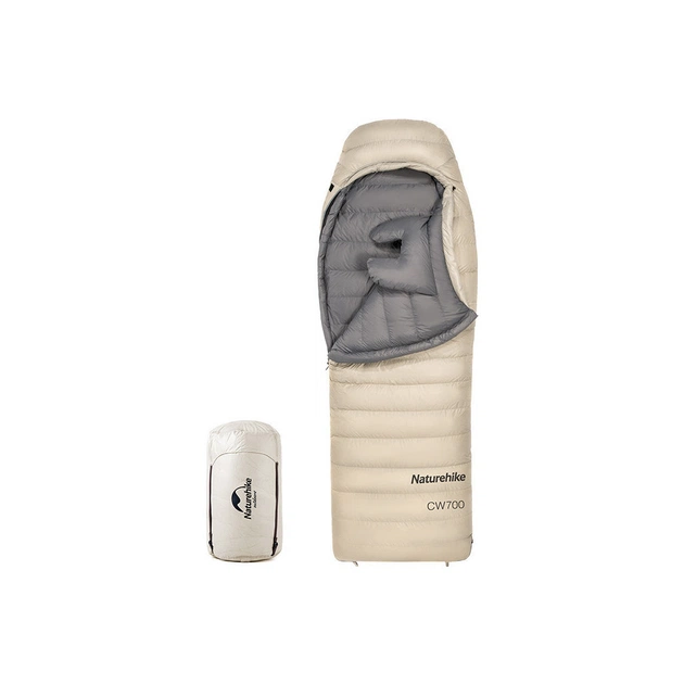 Спальний мішок Naturehike CW 700 NH22YD0 Khaki (6927595700006) - зображення 1