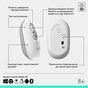 Комплект Logitech POP Icon Combo Bluetooth UA Off-White (920-013141) - preview 7