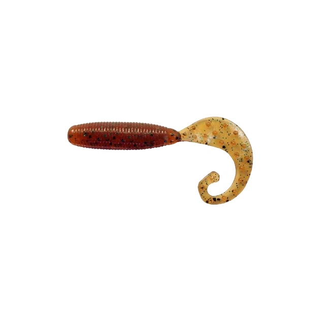 Силікон рибальський Reins FAT G TAIL GRUB 2" 568 Fire Sugar 20шт (1552.04.09) - зображення 1