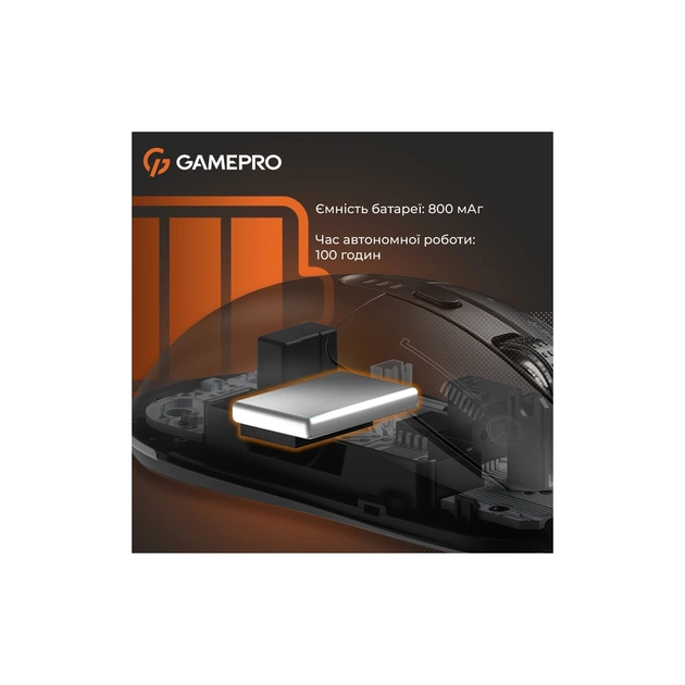 Мишка GamePro Genesis Winner Wireless/Bluetooth/USB Black (GM079B) - picture 7