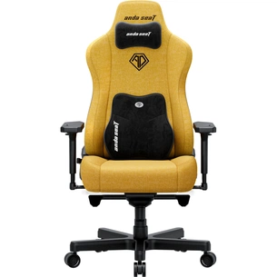 Крісло ігрове Anda Seat Kaiser 3E Fabric XL Bright Yellow (AD23YC-XL-09-Y-CF-Y01) зображення 1