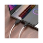 Дата кабель USB 2.0 AM to Micro 5P 1.0m Cool silicone X90 white HOCO (6931474788436) - зменшене зображення 5