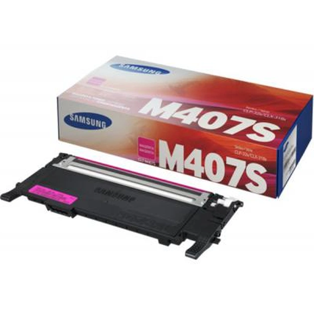 Картридж Samsung CLP-320/320N/325, CLX-3185 magenta, CLT-M407S (SU266A) - зображення 1