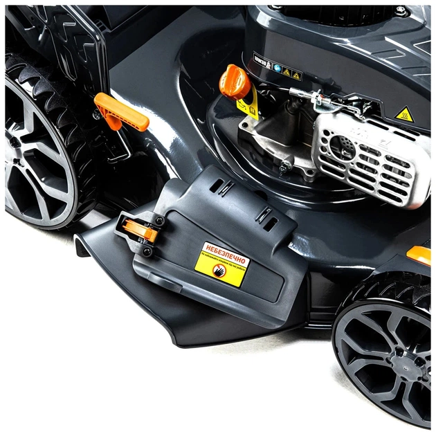 Газонокосарка GTM бензинова LM48, 5к.с., 48см, травозбірник 70л, несамохідна (LM48) - picture 5