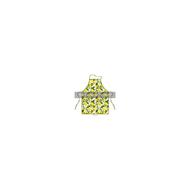 Фартук ARDESTO Sicilian lemons 60х80см, 100% полиэстер, зеленый (ART12LM) - изображение 1
