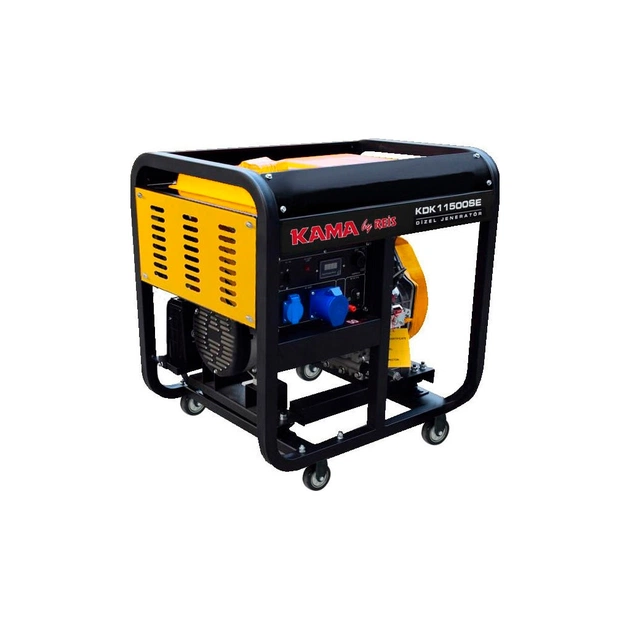 Генератор KAMA KDK11500SE, дизельний, 230V, 50Hz, 11kVA/8.8kW, 12,5л, 2,4л/год, стартер (KDK11500SE) - зображення 1