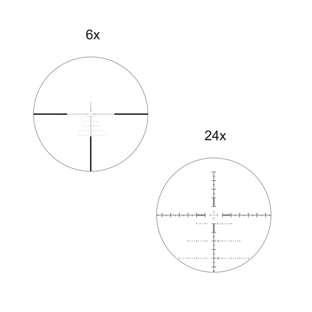 Оптичний приціл Vector Optics Sentinel 6-24x50 (30 мм) illum. FFP (SCFF-57) - picture 7