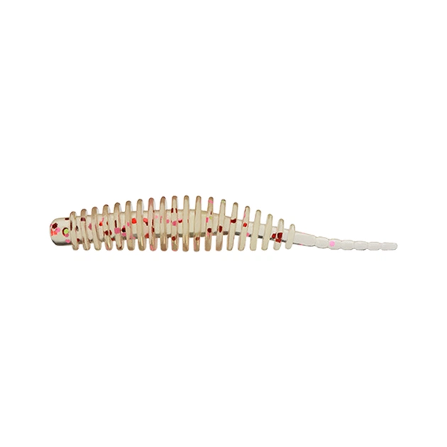 Силікон рибальський FishUP Aji Tanta 1.3" 414 - UV Clear/Red (10шт/уп) (1864.14.78) - зображення 1