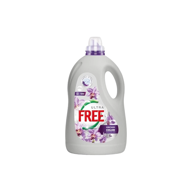 Гель для прання Free Orchid Color З ароматом свіжості 5 л (4820196011439) - зображення 1