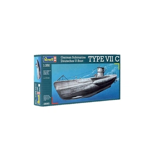 Збірна модель Revell Німецький підводний човен U-Boot Type VII C рівень 4 масштаб 1:350 (RVL-05093) зображення 1