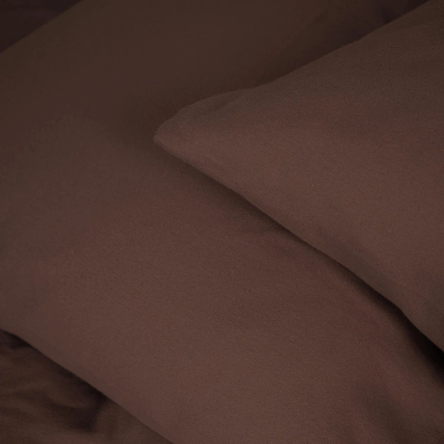 Постільна білизна MirSon 003 Brown Фланель 2 x 160 x 220 Сімейний Євро (2200009648762) - picture 10