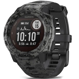 Смарт-годинник Garmin Instinct Solar, Camo Edition, Graphite Camo (010-02293-05) зображення 1