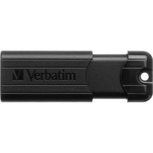 USB флеш накопичувач Verbatim 64GB PinStripe Black USB 3.0 (49318) зображення 1