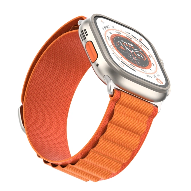 Ремінець до смарт-годинника Armorstandart Alpina Band для Apple Watch 49/46/45/44/42 (Series 1-3) Orange (ARM64979) - picture 3