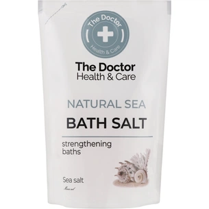 Соль для ванн The Doctor Натуральна морська Дой-пак 500 г (4823015921735) изображение 1