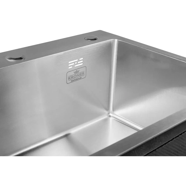 Мийка кухонна Kroner Geburstet-5843HM (CV022801) - зображення 6