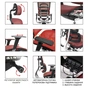 Офисное кресло GT Racer X-801L Black (X-801L Black (W-21, B-41)) - уменьшенное изображение 12