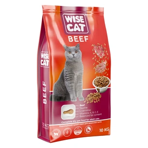 Сухий корм для кішок Wise Cat Beef 10 кг (4820111141289) зображення 1