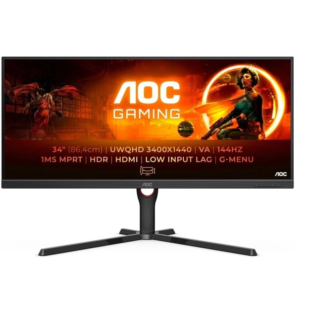 Монітор AOC U34G3XM/EU - изображение 1