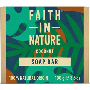 Тверде мило Faith in Nature Натуральне З кокосом 100 г (708002300363) зображення 1