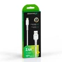 Дата кабель USB 2.0 AM to Lightning 1.0m 2.4A white Grand-X (PL-05W) - зменшене зображення 4