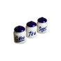 Емкость для сыпучих продуктов Vittora Set 3 пр White/Blue (VT-8103) - уменьшенное изображение 1