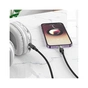 Кабель мультимедійний Lightning to 3.5mm M 1.0m Black HOCO (6942007612524) - зменшене зображення 5