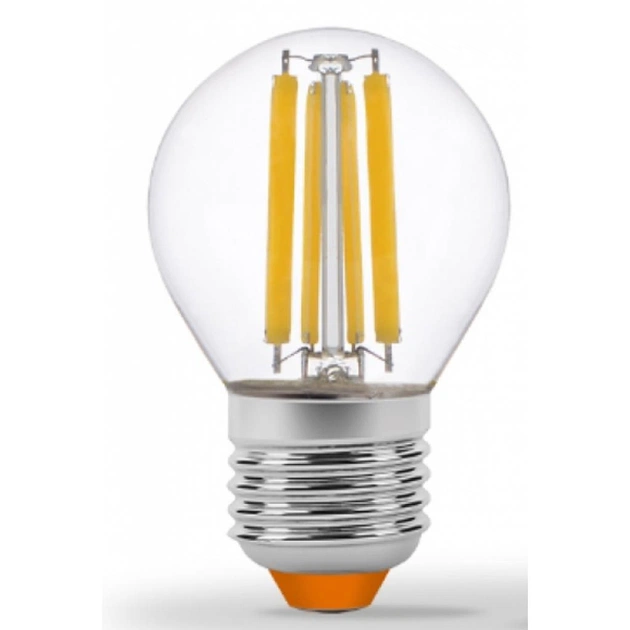 Лампочка Videx Filament G45F 6W E27 4100K 220V (VL-G45F-06274) - зображення 1