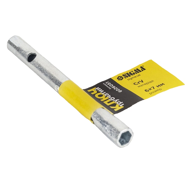 Ключ Sigma трубчастий 6x7мм (6026051) - picture 4