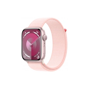 Смарт-годинник Apple Watch Series 9 GPS 41mm Pink Aluminium Case with Light Pink Sport Loop (MR953QP/A) зображення 1