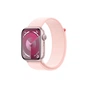 Смарт-годинник Apple Watch Series 9 GPS 41mm Pink Aluminium Case with Light Pink Sport Loop (MR953QP/A) - зменшене зображення 1