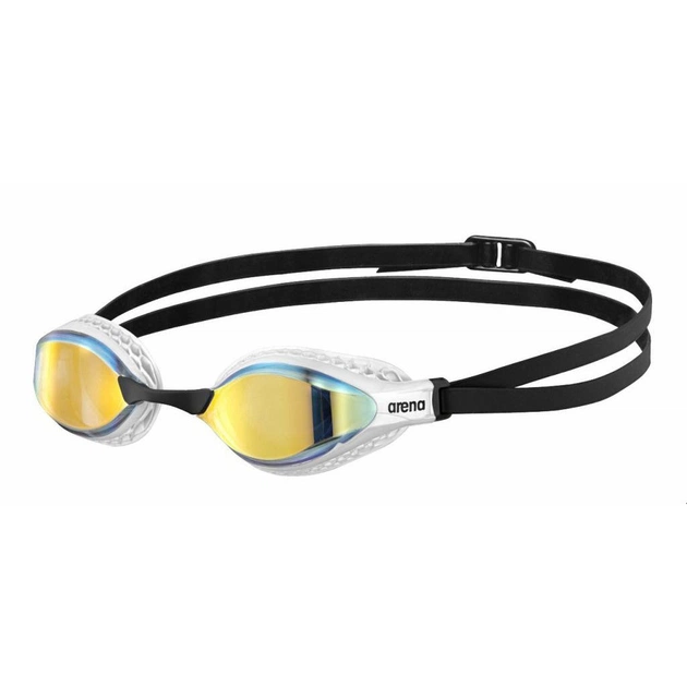 Окуляри для плавання Arena Air-Speed Mirror 003151-202 жовтий, мідно-білий OSFM (3468336362778) - зображення 1