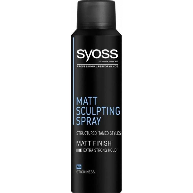 Спрей для волосся Syoss матувальний Matt Sculpting Фіксація 4 150 мл (9000101258660) - изображение 1