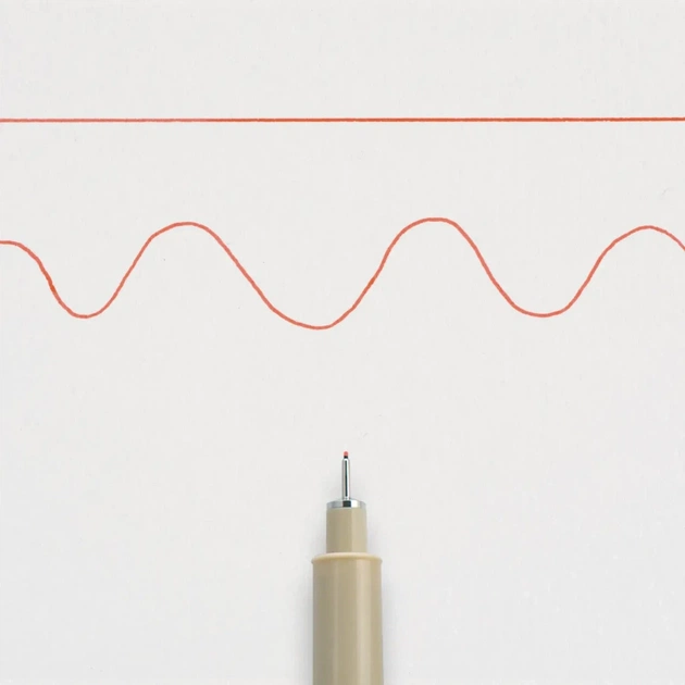 Лайнер Sakura Pigma Micron (0.1) 0,25 мм Червоний (084511306318) - picture 4