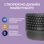 Клавіатура Logitech Wave Keys For Business Bluetooth/Wireless UA Black (920-012334) - зменшене зображення 9