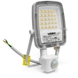 Прожектор Videx F5 20W 3000-5000-6500K з датчиком руху 230V White (VL-F5-020CW-S) - зменшене зображення 1