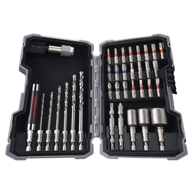 Набір свердл і біт Bosch PRO-Mix Metal, 35 од, з магнітним тримачем (2.607.017.328) - picture 3