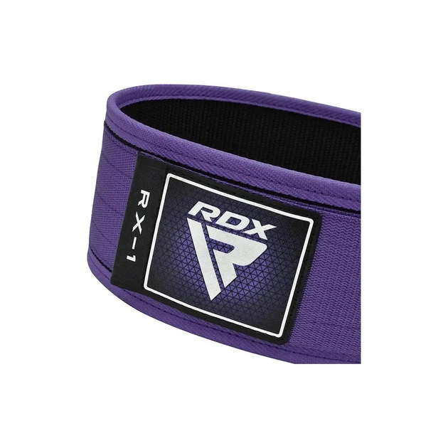 Атлетичний пояс RDX RX1 Weight Lifting Belt Purple XS (WBS-RX1PR-XS) - picture 5