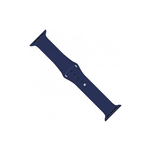 Ремінець до смарт-годинника Intaleo Silicone для Apple Watch 38/40 mm dark blue (1283126494345) зображення 1